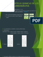 Caracteristicas Quimicas de Los Carbohidratos
