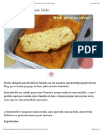  Pão Caseiro de Massa Mole