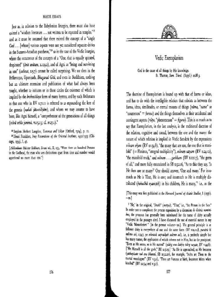 Coomaraswamy, A.K. - Metaphysics (Bollingen Series), Vedic Exemplarism ...