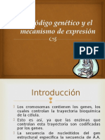 5 Codigo Genetico y Su Mecanismo de Expresion 1