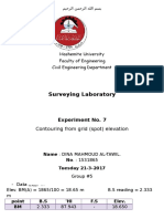 Surveying Laboratory: Hashemite University Faculty of Engineering Civil Engineering Department