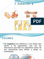 Esguince, Luxación y Fractura - VF