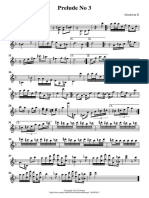 Prelude No 3 Score and Parts PDF