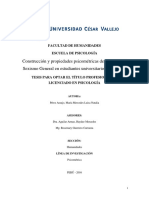 Propiedades psicométricas de la Escala de Sexismo General en estudiantes