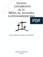 Biblia - Nuevo Testamento de La Biblia de Jerusalen Latinoamericana