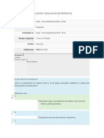 EXAMEN FINAL FORMULACIÓN Y EVALUACIÓN DE PROYECTOS