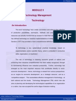 Technology Management - Lecture Notes