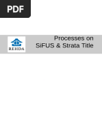 Flow Chart For SiFUS Strata Title Application PDF