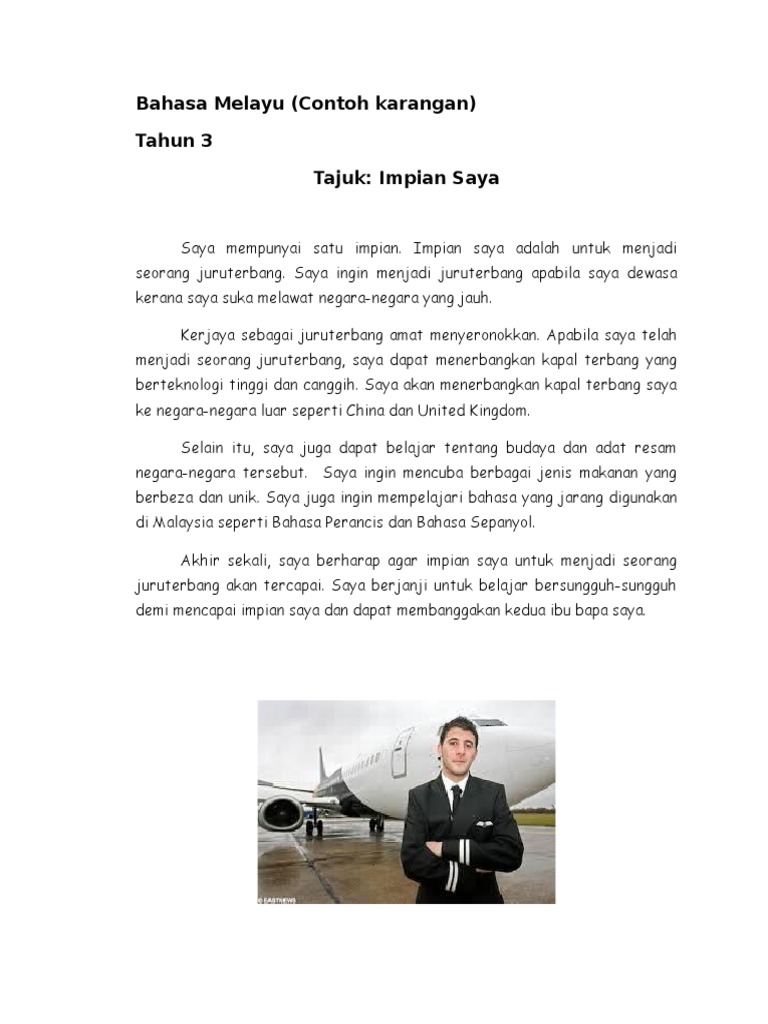 Bahasa Melayu Tahun 3 Karangan Pdf