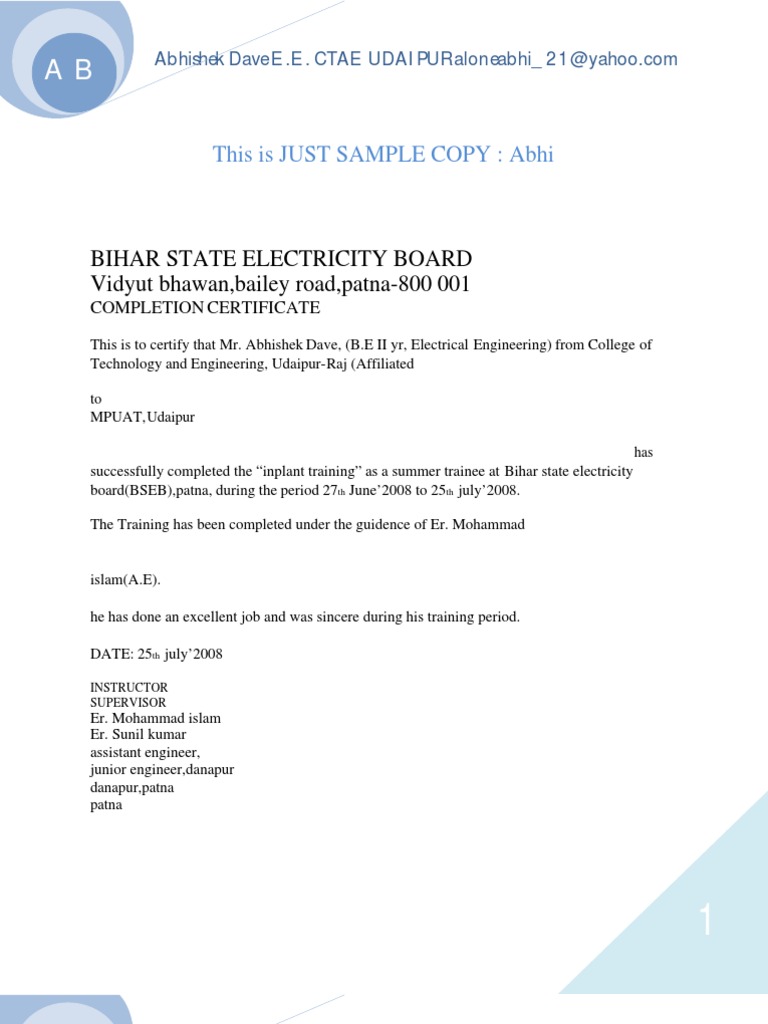 Danapur Power Plant Training Report | PDF | Electrical Engineering ...