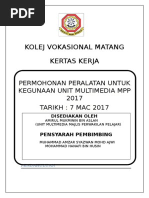 Kertas Kerja Multimedia Am Pdf