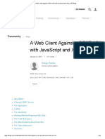 A Web Client Against A REST API With JavaScript and XML - SAP Blogs