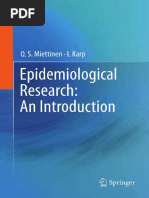 Epidemiological Research - An Introduction - An Introduction