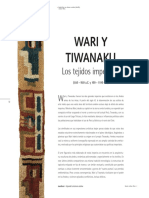 Los tejidos imperiales de Wari y Tiwanaku