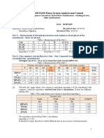 Lab Report - 4 - Distribution Network Voltage Control