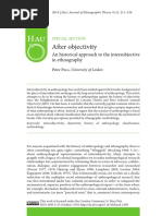 “After Objectivity. an Historical Approach to the Intersubjective in Ethnography”