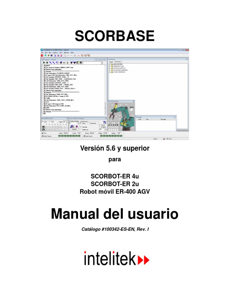 Scorbase Robocell Manual | PDF | Ventana (informática) | Menú (Computación)