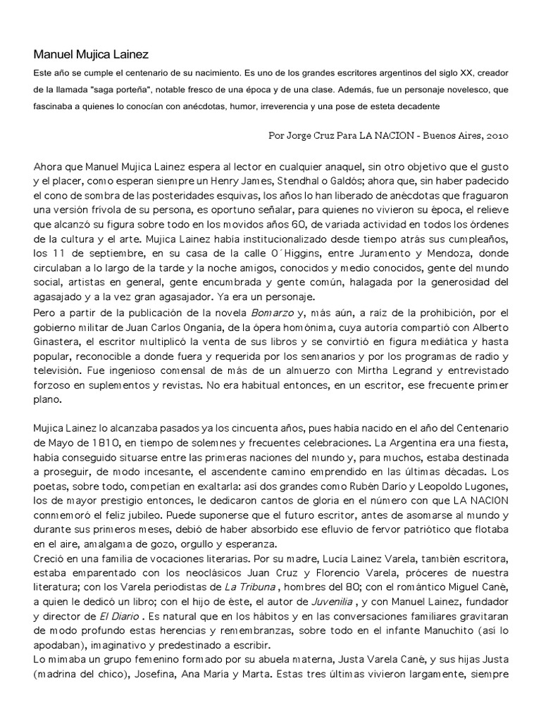 Manuel Mujica Lainez Pdf Novelas Francia
