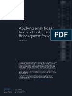 Applying Analytics in Financial Institutions' Fight Against Fraud