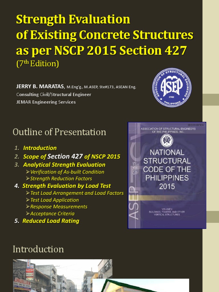 NSCP 2015: Strength Evaluation Guide | PDF | Structural Load | Strength ...