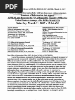 Brian D. Hill FOIA Appeal Filings: #8: Last of Evidence For Oip Foia Appeal (4) (Signed, Ready To Fax)