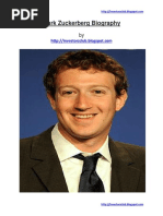 Mark Zuckerberg Biography PDF
