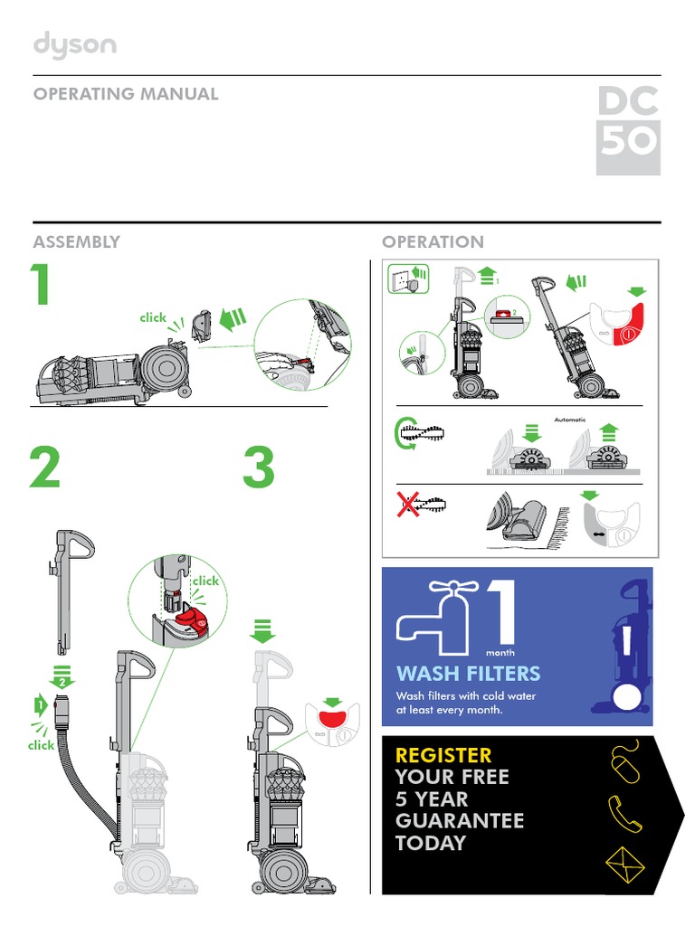 DYSON VACUUM INSTRUCTION MANUAL intelligence overview
