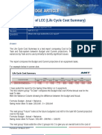 5. What is the Logic of LCC Report