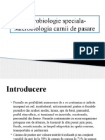 Microbiologie Speciala-Microbiologia Carnii de Pasare