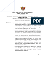 Perbup No 22 2012 Add Ref 15 Agust PDF