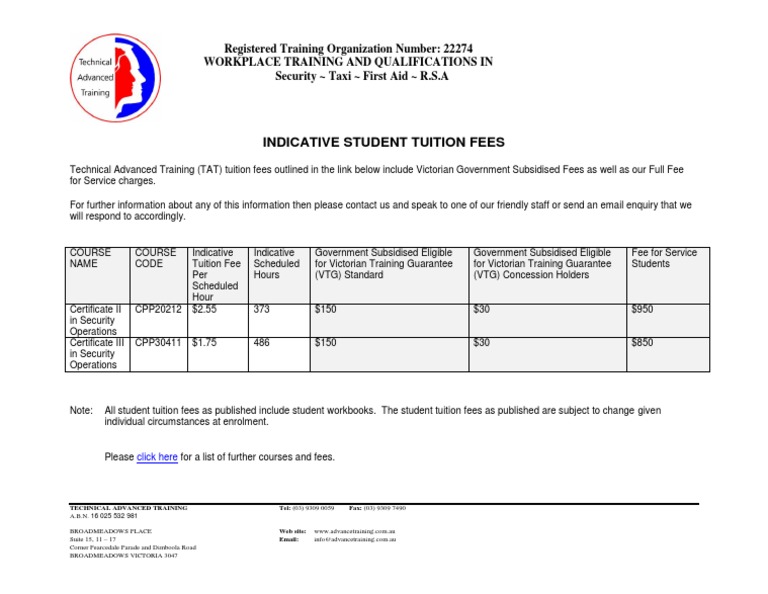 Student Tuition Fees | PDF