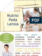 Nutrisi Pada Lansia..