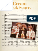 Cream Rock Score Full Band Score PDF