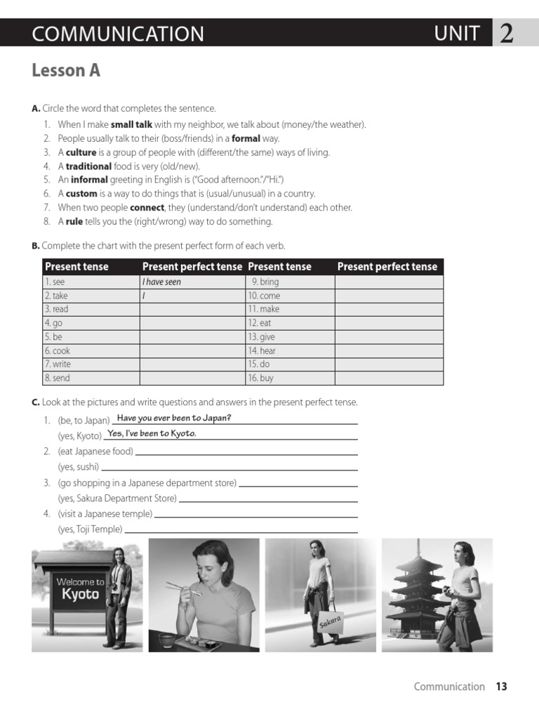 World English 2 - Workbook Unit 2 | PDF