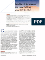 A Case of Guillain-Barre Syndrome in A Primary Care Setting: Sherly Sebastian, DNP, RN, NP-C