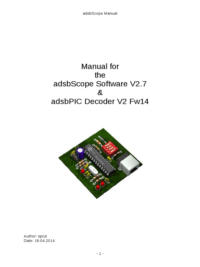 Adsbscope27 en PDF | PDF | Software Defined Radio | Pic Microcontroller