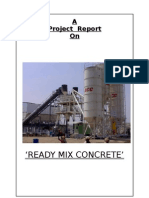 Autoclaved Aerated Concrete (AAC) blocks Project - Brief Report