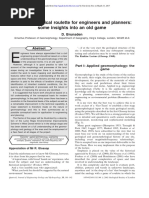 Geomorphological Roulette For Engineers