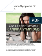 11 Common Symptoms of Candida