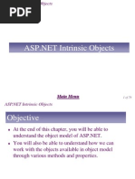 Chapter 9 - ASP - NET Intrinsic Objects