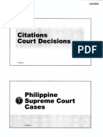 Advanced Legal Research - Citation Notes