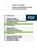 Jadual Tugasan Ppim