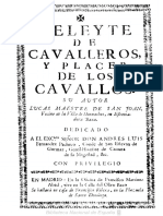 L MAESTRE Deleite de Caballeros y Placer de Los Caballos (1736)