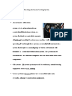 Lubricating System and Cooling System