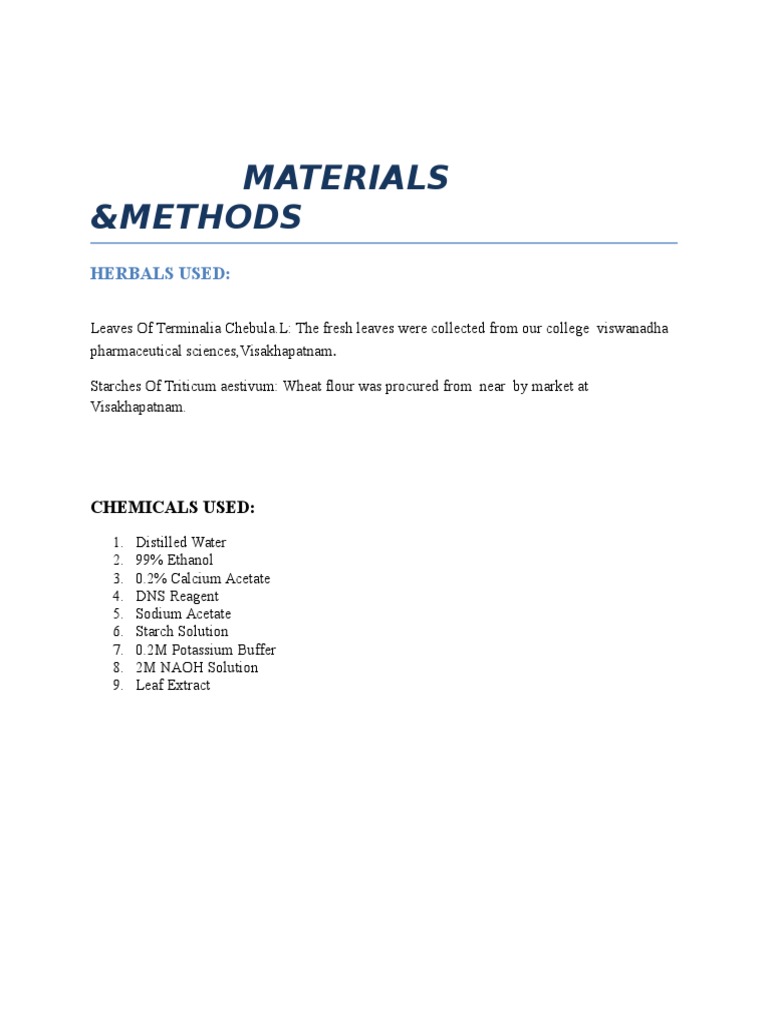 Methods Materials Pdf