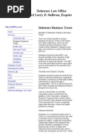 Delaware Business Trusts