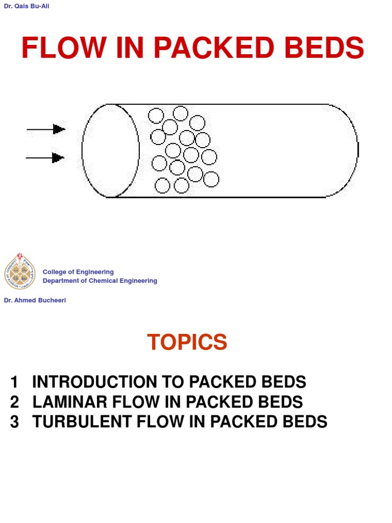 Flow in Packed Beds(1)