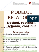 02 Modelul Relational