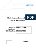 Pranti Math Lesson Plan Feb 8th