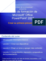 Curso de formación de Microsoft® OfficePRIMERPPT
